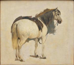 Gerolamo Induno (Milano 1825 – 1890), Cavallo